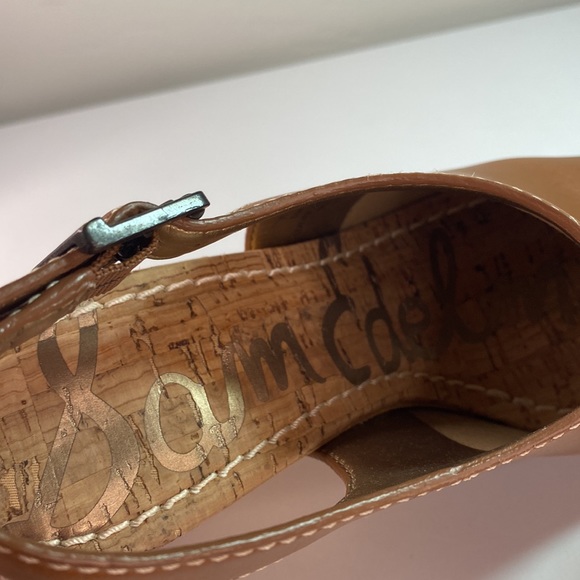 Sam Edelman Camilla Tan Wedge Sandals - Picture 6 of 10